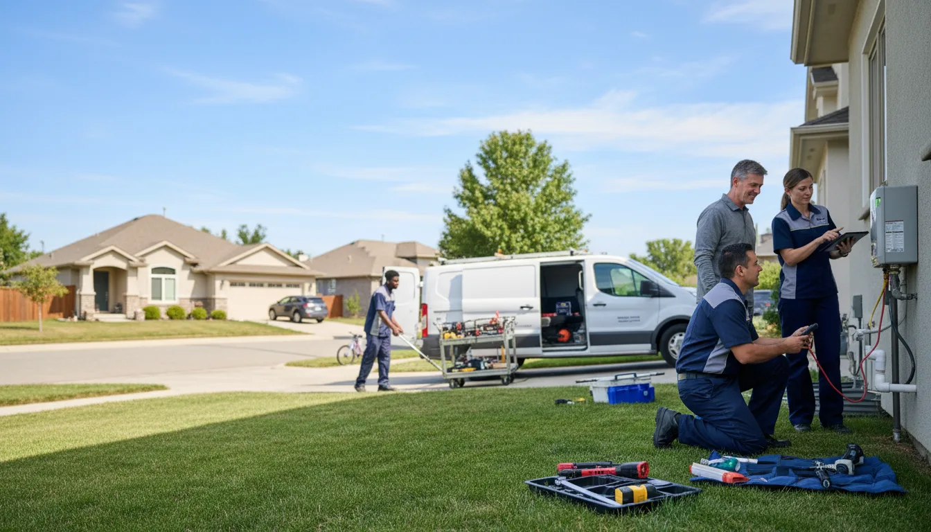 Tankless water heater service in Normangee, TX